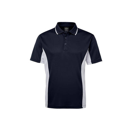 Adults Podium Contrast Poly Polo-Navy/White 3XL 36014392 7PP-NAV/WHT-3XL