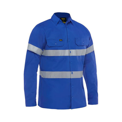 Shirt L/S 155gsm Cotton Vent Taped Shirt BS6883T Royal 2XL Bisley 40038880 BS6883T BVCB2XL