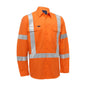 Shirt L/S 145gsm Taped Bio X-Back Hi Vis Rail 2XL Rail Orange Akurra_55546066_AKS4166XT_BVOR2XL