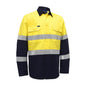 Shirt L/S Cotton Drill 185gsm Taped Biomotion Hi Vis 2XL Y/N Akurra_55546046_AKS4456T_TT012XL