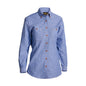 B76407L Women's Chambray Shirt 150gsm BAE Logo BAEB76407L