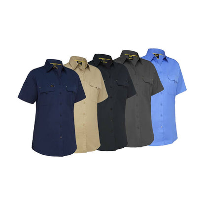 BL1414 X Airflow Women's Short Sleeve Ripstop Shirt 150gsm BL1414