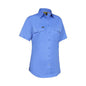 BL1414 Women's X Airflow Short Sleeve Ripstop Shirt 150gsm Sky Blue 10 40048564 BL1414 BULT10