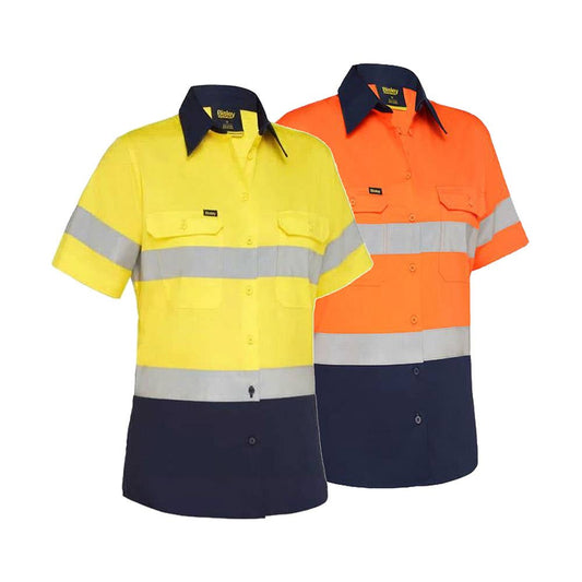 BL1896 Women's Hi-Vis Taped Lightweight Shirt 155gsm BL1896