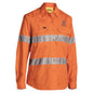 Airflow&trade; Women's Hi-Vis Ripstop Taped Shirt 150gsm EHM Logo EVOBL6416TEH EVOBL6416TEH