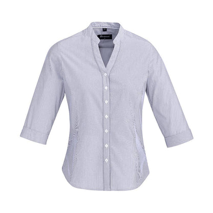 Shirt Womens 3/4 Sleeve Bordeaux 40114 Biz Corporates BIZ40114