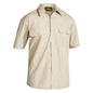 Shirt S/S Poly/Cotton 110gsm Perm Press Sand 2XL Bisley 40008813 BS1526 BSAN2XL