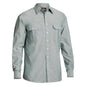 Shirt L/S Poly/Cotton 135gsm Oxford Green 2XL Bisley 40012256 BS6030 BLWR2XL