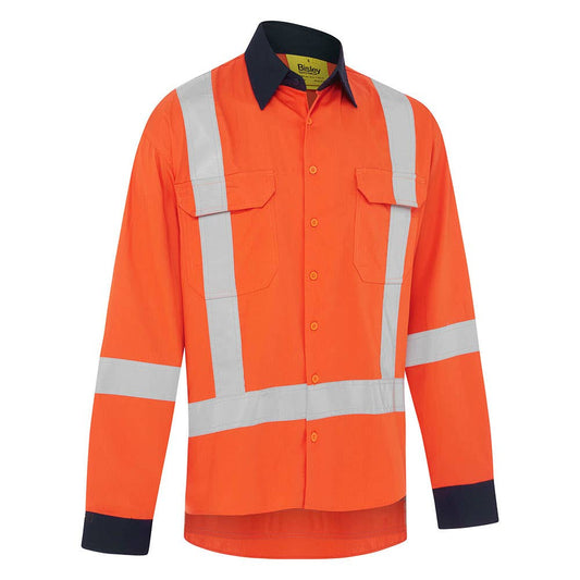 BS6248XT Hi-Vis Cool Long Tail TTMC-W X-Back Taped Shirt 155gsm BS6248XT