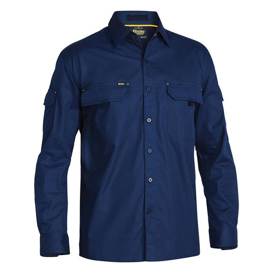 BS6414 X Airflow&trade; Cotton Ripstop Long Sleeve Shirt 150gsm BAE Logo BAEBS6414