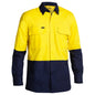 Bisley Hi Vis X Airflow Ripstop L/S Shirt Y/N Large_185588_BS6415_TT01L