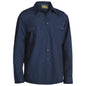 Shirt L/S Poly/Cotton 110gsm Perm Press Midnight 2XL Bisley 40009046 BS6526 BDKN2XL