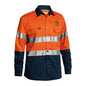 BS6569T Hi-Vis Long Sleeve Taped Shirt 190gsm Glencore MIM Logo BS6569T
