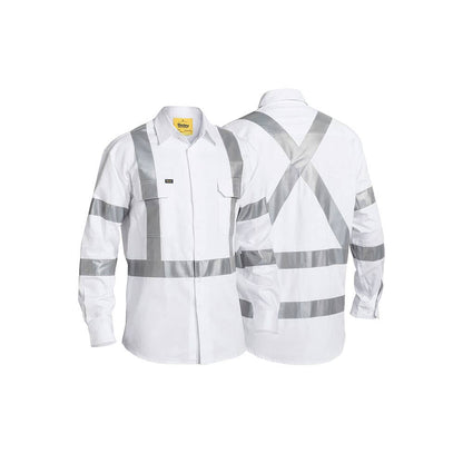 BS6807T Hi-Vis Night Safety Taped Shirt 190gsm DARABS6807T DARABS6807T