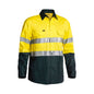 BS6896 Hi-Vis Cool Cotton Long Sleeve Taped Shirt 155gsm G&S + 0 Exposure Logo EXPBS6896