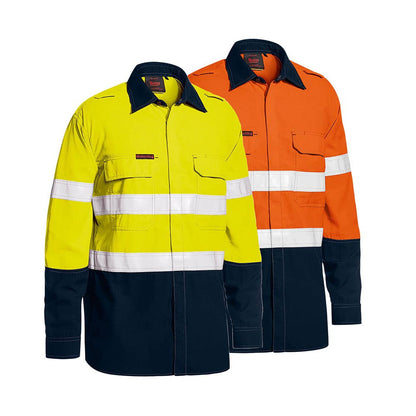 BS8237T TenCate Tecasafe&reg; Plus 480 FR Hi-Vis Taped Shirt 160gsm_BS8237T