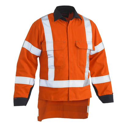 Shirt TenCate Tecasafe 238gsm PPE2 Vent X Taped TTMC-W Orange 2XL Bisley 40013968 BS8349XT BVEO2XL