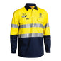 BSC657T Hi-Vis Closed Front Taped Shirt 155gsm Glencore GFM Site Use Only BSC657TSG