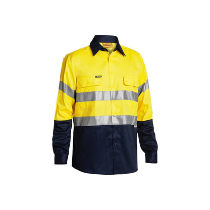 BT6456 Hi-Vis Drill Taped Shirt 190gsm Bluescope Logo BSLBT6456