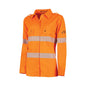 BWW1595T1 Women's Hi-Vis FR PPE2 Shirt Wtih Segmented Tape 197gsm_BWW1595T1