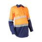 Work Shirt Womens Mae Hi Vis Maternity 10 Orange/Navy_40022318_CO102ON10