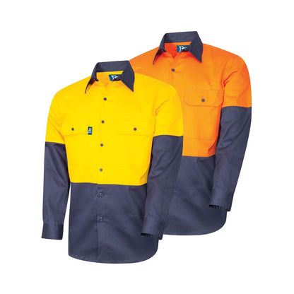 Shirt L/S Cotton 190gsm DS2112 Tru Workwear DS2112 DS2112