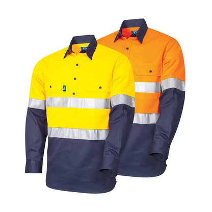 DS2114T1 Hi-Vis CF Taped Shirt 190gsm_DS2114T1