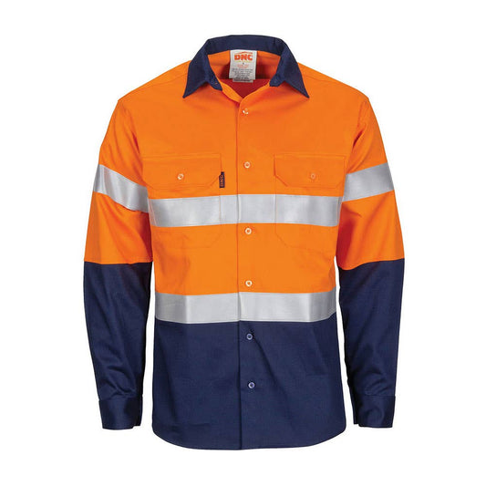 3409 Patron Saint Hi-Vis Fire Retardant Taped Shirt 190gsm DNC3409