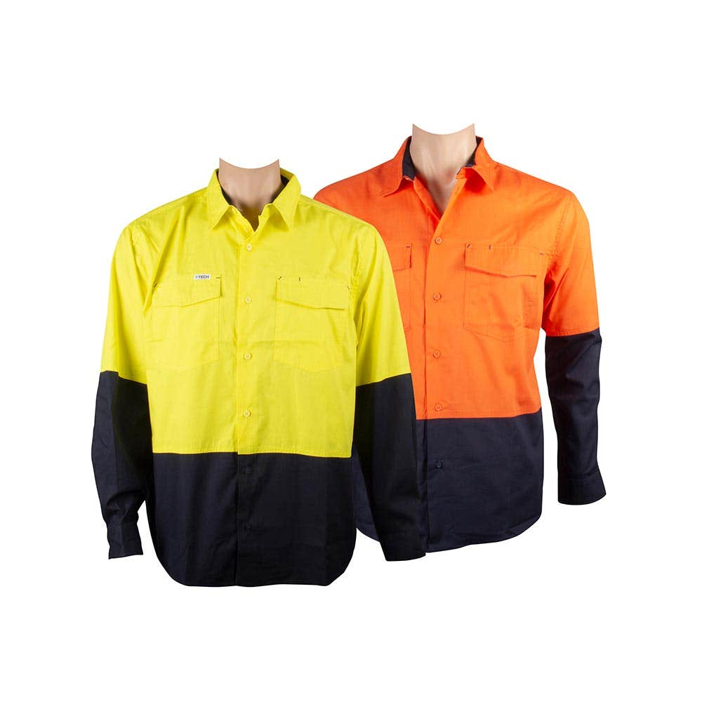 FT10 Hi-Vis Long Sleeve Shirt FT10HV