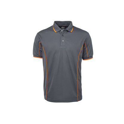 Shirt Polo S/S Poly Podium Grey/Orange 2XL JB's Wear 7PIP_263183_7PIP-GRY/ORA-2XL