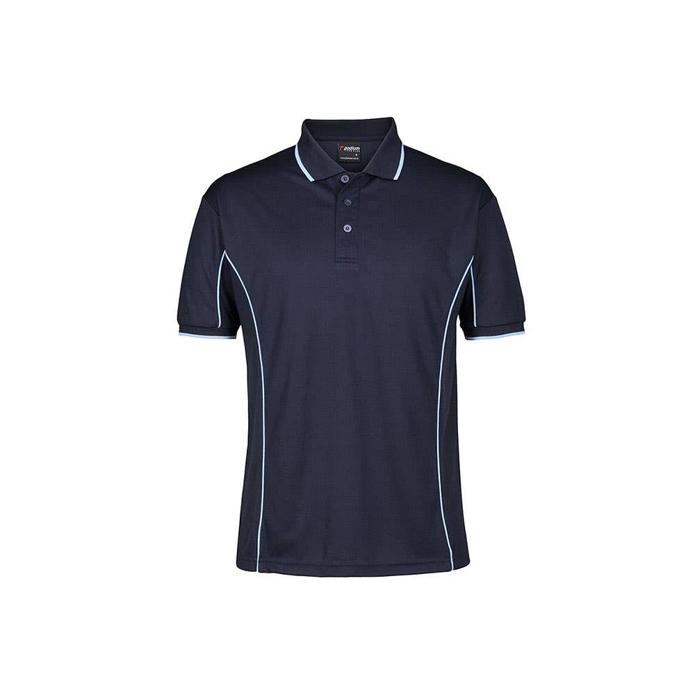 Polo Poly Piping Comfort- Navy/Light Blue - 2XL_36014366_7PIP-NAV/BLU-2XL