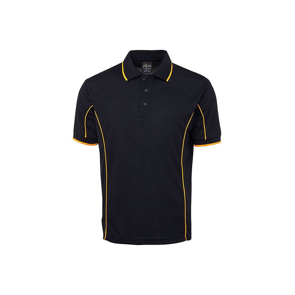 Polo Poly Piping Comfort Nvy/Gld - 2XL_36014371_7PIP-NAV/GLD-2XL