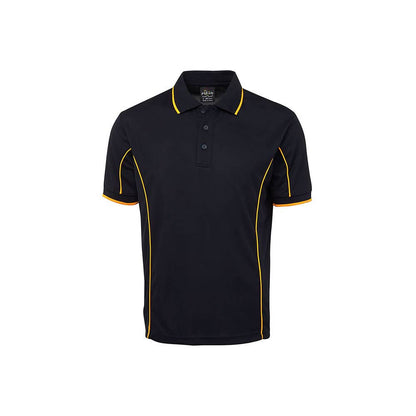 Polo Poly Piping Comfort Nvy/Gld - 2XL_36014371_7PIP-NAV/GLD-2XL