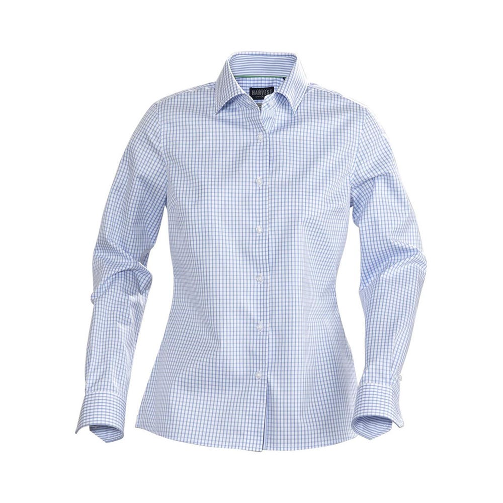 Shirt Tribeca Womens James Harvest 2XL Light Blue Stripe 40060043 JH304W-L.BLUE.STRIPE-2XL