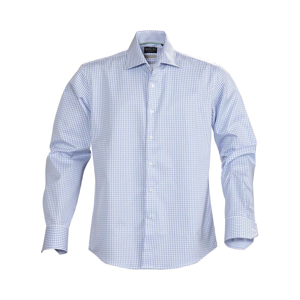 Shirt Tribeca Mens Shirt James Harvest 2XL Light Blue 40056569 JH304S-LIGHT BLUE-2XL