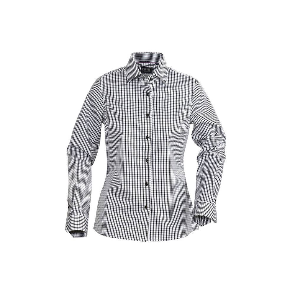 Shirt Ladies Tribeca Black 2XL 36020250 JH304W-BL-2XL