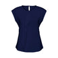 Pleat Knit Top Midnight Blue - 12 527637 K624LS-MIDBLU-12