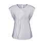 Pleat Knit Top Silver Mist - 12 36017365 K624LS-SLVMIST-12