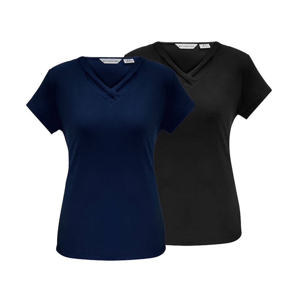 K819LS Ladies Lana Short Sleeve Top DARAK819LS