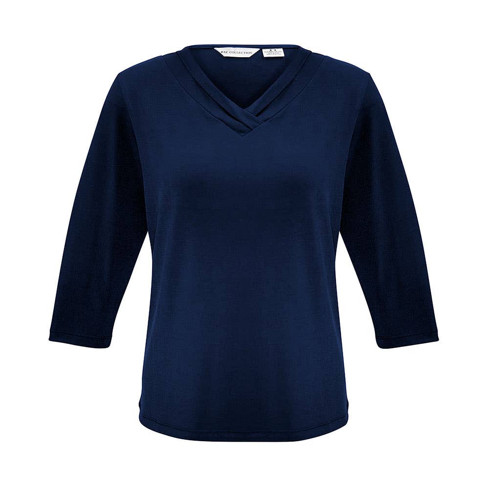 Ladies Lana 3/4 Sleeve Top-Ink- 16_36017428_K819LT-INK-16