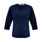 Ladies Lana 3/4 Sleeve Top-Ink- 16_36017428_K819LT-INK-16