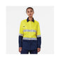 Shirt Womens Originals L/S Cotton 145gsm Tape Yellow/Navy 10 KingGee_40083465_K44221-YNA-10