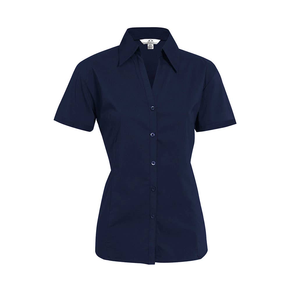 Ladies Metro Shirt S/S Navy - 6 36017503 LB7301-NAV-6