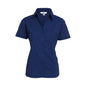 Shirt Womens S/S Poly Cotton Elastane Metro Royal 22 Biz 427799 LB7301-ROY-22