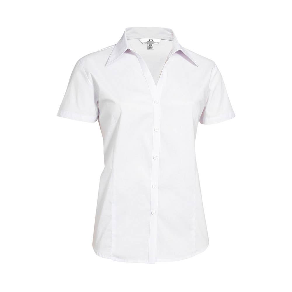 Ladies Metro Shirt S/S White - 12 36017504 LB7301-WHT-12