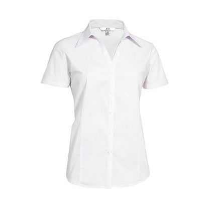 Ladies Metro Shirt S/S White - 12 36017504 LB7301-WHT-12