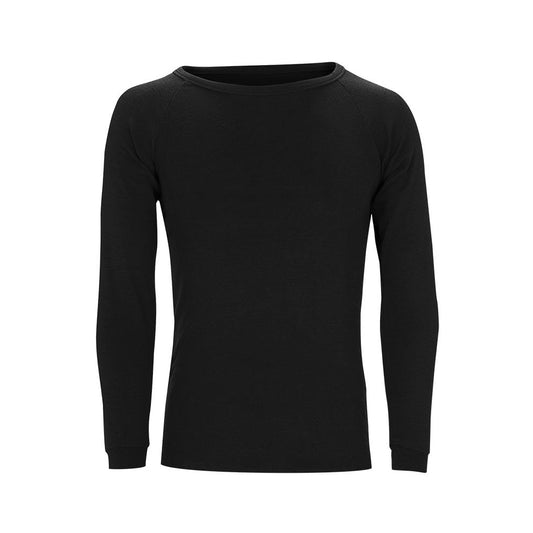 Shirt Long Sleeve Thermal Merino Black Extra Small 517911 WLSB-XS-Black