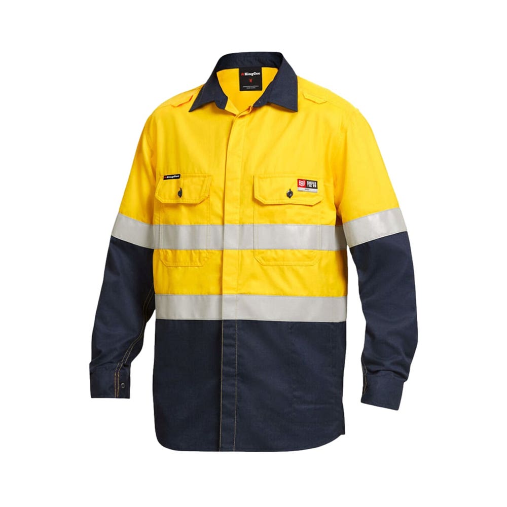 K84000 ShieldTec FR PPE2 Tape 165gsm Shirt + BSL Logo_BSLK84000