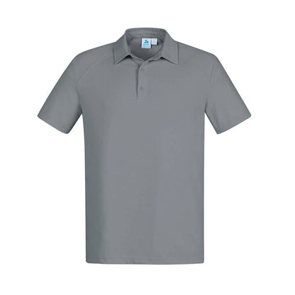 Mens Polo S/S Byron Silver 2XL P011MS_468395_P011MS-SILVER-2XL