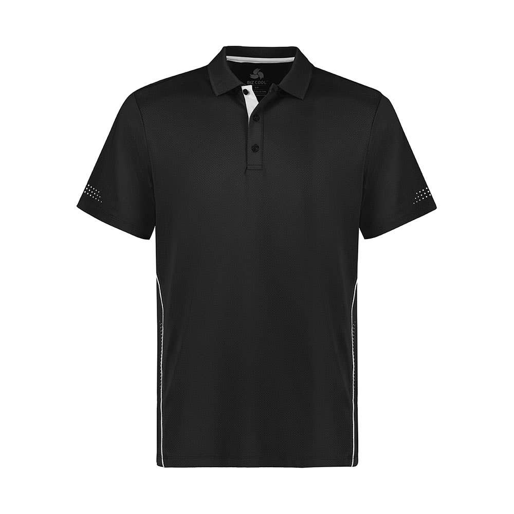 P200MS Men's Balance Polo Shirt Black/White L_527329_P200MS-BLK/WH-L